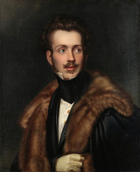 Retrato de Dom Augusto, Duque de Leuchtenberg, George Dury... van Meesterlijcke Meesters