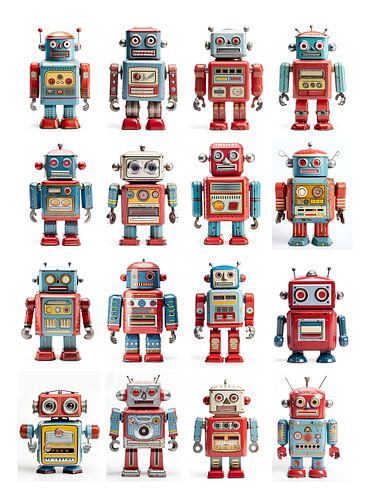 ROBOTS / BLIKKEN SPEELGOED / VERZAMELING