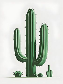 Desert Saguaro Garden by Giandra Safaraz
