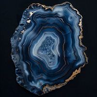 Detail in Blau