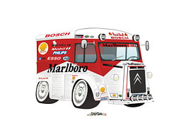Citroën HY service bus van Fun Art Zjwame