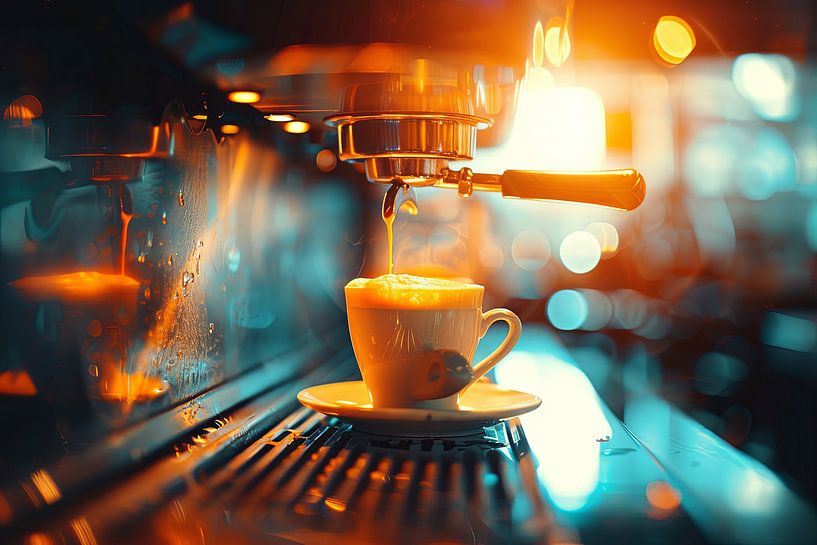 préparer le cappuccino ou le café par Egon Zitter