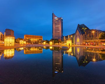 Centrum van Leipzig