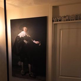 Customer photo: Marten Soolmans by Rembrandt van Rijn, on canvas