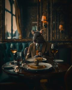 Ratte im Gourmetrestaurant
