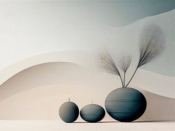 Japandi - Series: Still life -1 by Studio Pieternel