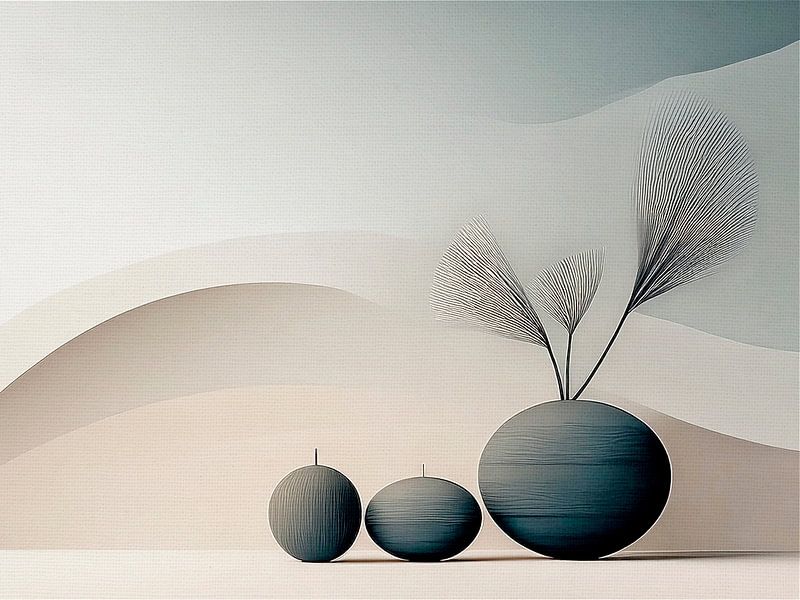 Japandi - Series: Still life -1 by Studio Pieternel