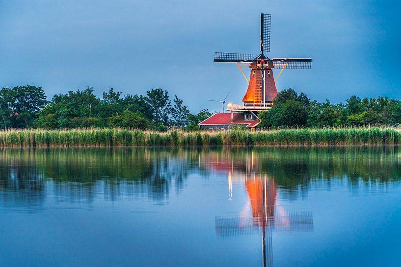 Molen Leonide, een windmolen in Anna Paulowna van Rob Baken