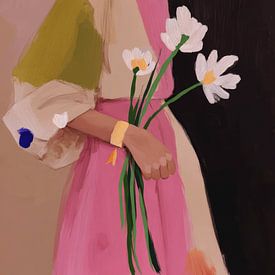 Fleurs sauvages sur Carla Van Iersel