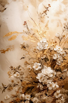 Bloemen Rococo Schilderij