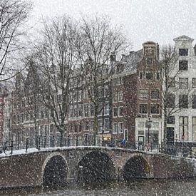 Winter in Amsterdam van Odette Kleeblatt