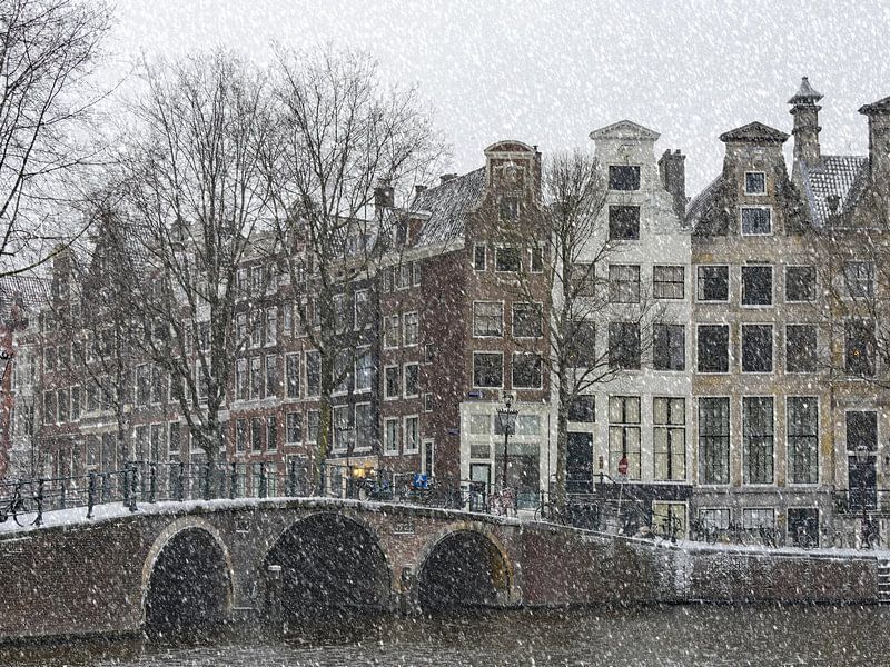 Winter in Amsterdam von Odette Kleeblatt