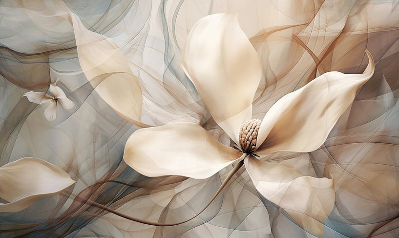 Magnolia Swirl by Jacky