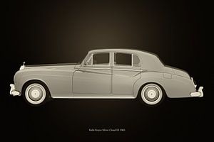 Rolls Royce Silver Cloud III Zwart en Wit van Jan Keteleer