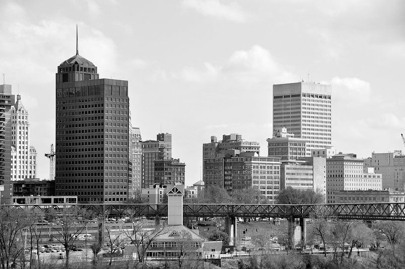 Skyline von Memphis von Arno Wolsink