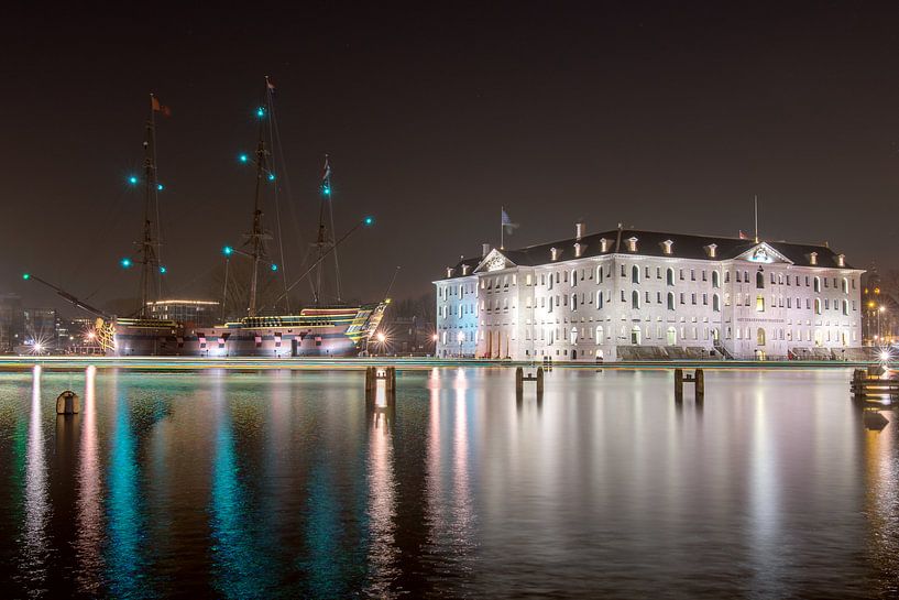 Das Scheepvaartmuseum in Amsterdam  von Peter Bartelings