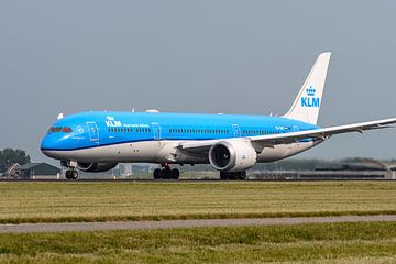 L'avion de ligne Boeing 787-9 Dreamliner de KLM. sur Jaap van den Berg