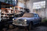 Verlassenes Auto mit Staub bedeckt. von Roman Robroek – Fotos verlassener Gebäude Miniaturansicht
