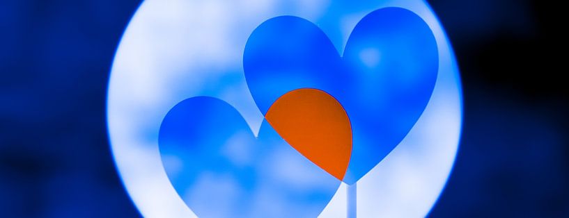 2 hearts against the moonlight by pauline smale