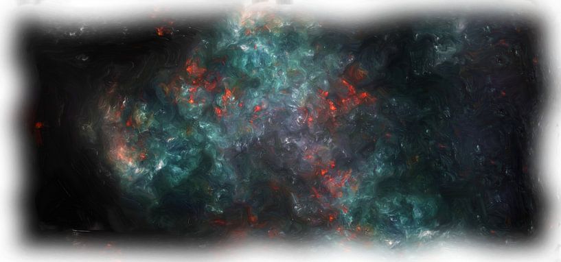 La nébuleuse de la galaxie de la fantaisie abstraite par Maurice Dawson