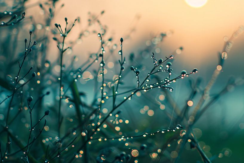 Subtle morning dew on delicate branches by Imperial Art House