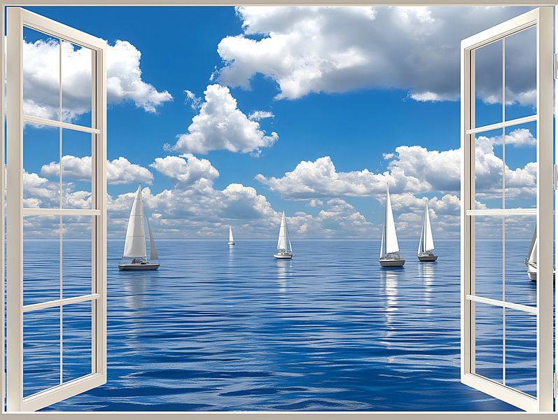look out of the window by Egon Zitter