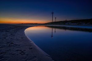Reflexionswindmühlen Slufterstrand