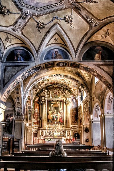 Eremo di Santa Catarina del Sasso (inside church) by VanderO Fotografie