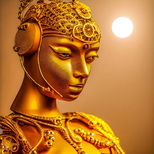 GOLDEN ROBOT by The Art of Mark Fischer