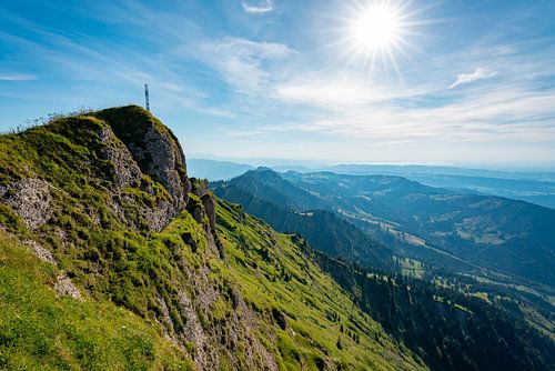 Wandelpad naar de Hochgrat met uitzicht op Oberstaufen