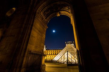 Blick durch den Louvre von Damien Franscoise