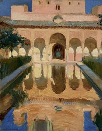 Joaquín Sorolla~Hall of the Ambassadors, Alhambra, Granada