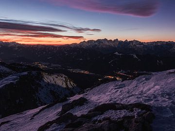 Sonnenaufgang am Dobratsch von Thomas Weber