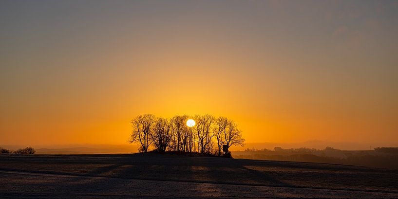 Sonnenaufgang auf der Schwäbischen Alb von Monika Scheurer