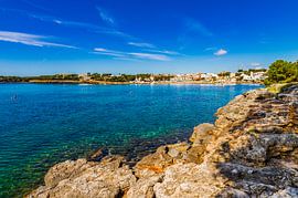 Idyllic view of the coast in Portopetro on Mallorca island, by Alex Winter