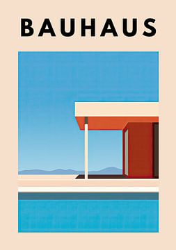 Poster Bauhaus Impression d'art Bauhaus sur Niklas Maximilian