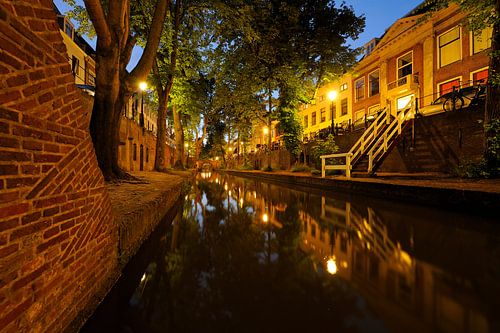 Nieuwegracht in Utrecht between Quintijnsbrug and Brigittenbrug