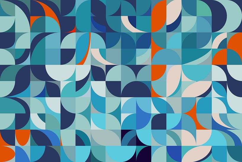 Geometry with semicircles by Angel Estevez