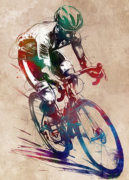 Fietsen #wielrennen #sport #fiets van JBJart Justyna Jaszke