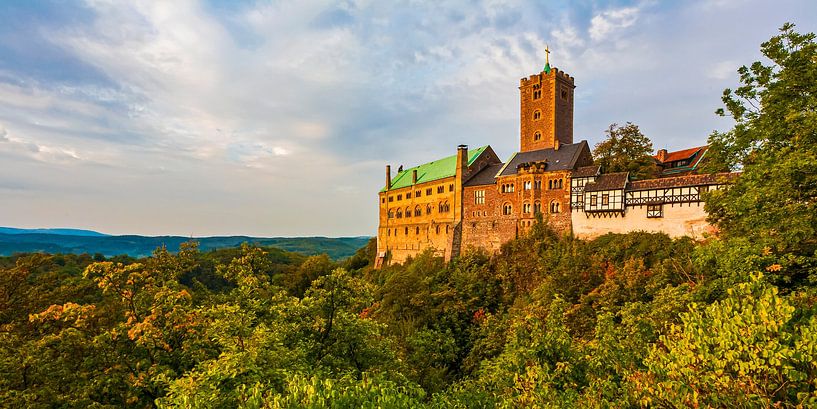 Château de Wartburg près d'Eisenach dans la forêt de Thuringe par Werner Dieterich