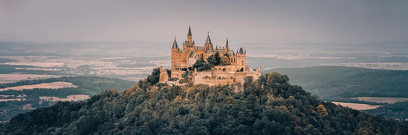 Panorama der Burg Hohenzollern von Henk Meijer Photography