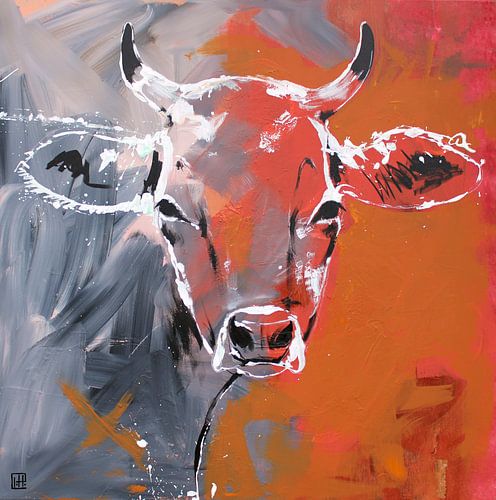 Freie Kuh von Atelier Paint-Ing