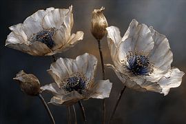 Vergoldete Blüte von Retrotimes