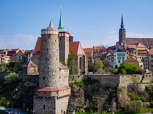 Blick auf die Altstadt von Bautzen in Sachsen