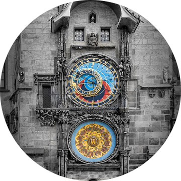 Stadhuisklok van Praag - Colorkey