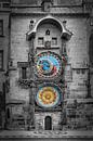 Prague Orloj - Colorkey by Melanie Viola thumbnail