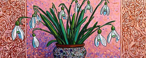 Sneeuwklokjes Vaasje | Floral Elegance in Bloom