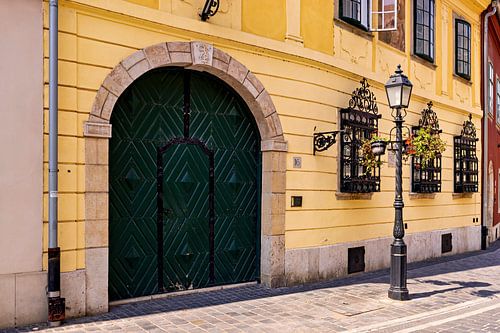 De burchtwijk van Boedapest