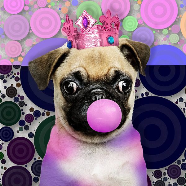 Lulu's Royal Blowing - Eine rosa Fantasie von Moonheart Artworks