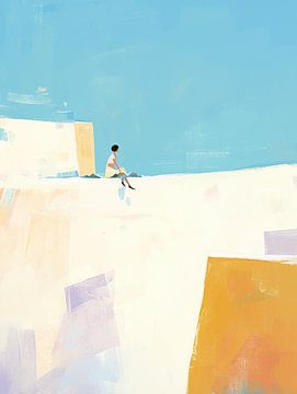 Modern  met mensje van ARTEO Schilderijen